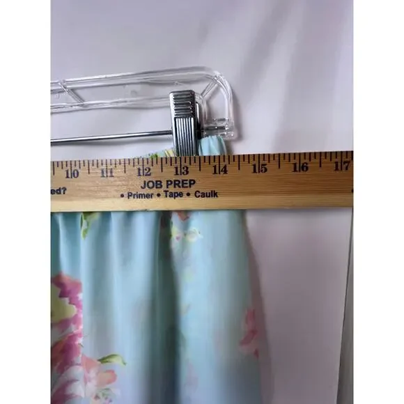 Oscar De La Renta Pink Label Women's Size Med Blue Floral Print Lounge Set - Picture 7 of 14